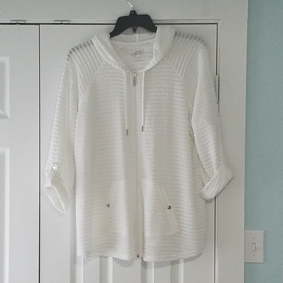 Style & Co. Tops - Lightweight Hoodie/Jacket with Zip Up
